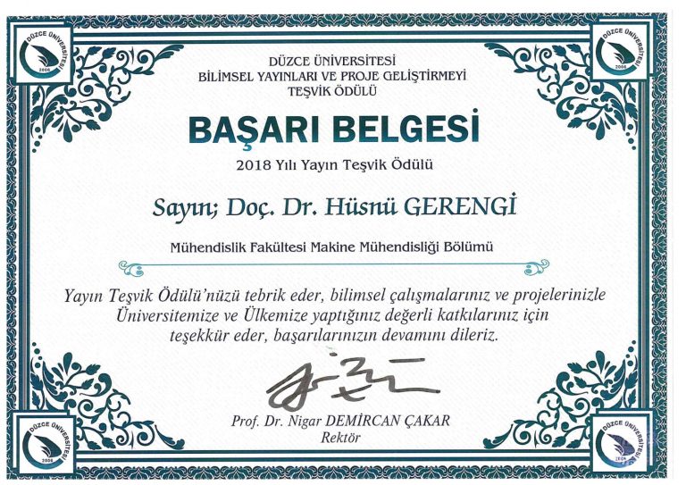 Yayın Teşvik Ödülü